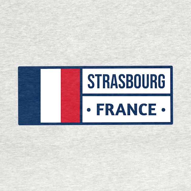 Strasbourg France Flag by urban-wild-prints